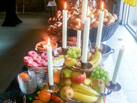 N-VA ontbijt buffet 2014 te Pulderbos