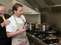N-VA ontbijt buffet 2014 te Pulderbos
