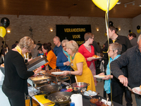 N-VA ontbijt buffet 2014 te Pulderbos