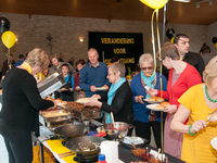 N-VA ontbijt buffet 2014 te Pulderbos