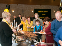 N-VA ontbijt buffet 2014 te Pulderbos