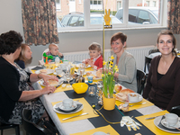 N-VA ontbijt buffet 2014 te Pulderbos