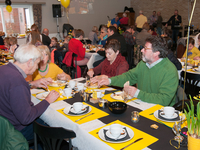 N-VA ontbijt buffet 2014 te Pulderbos