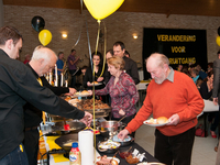 N-VA ontbijt buffet 2014 te Pulderbos