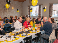 N-VA ontbijt buffet 2014 te Pulderbos