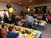 N-VA ontbijt buffet 2014 te Pulderbos