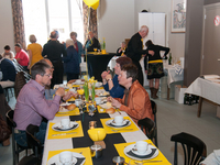 N-VA ontbijt buffet 2014 te Pulderbos