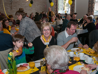 N-VA ontbijt buffet 2014 te Pulderbos