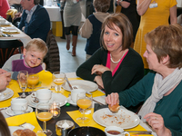 N-VA ontbijt buffet 2014 te Pulderbos